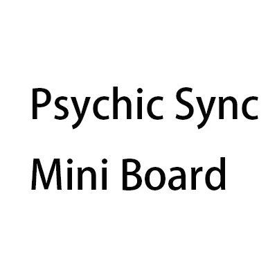 Psychic Sync Mini Board умные фокусы реквизит Gimmicks иллюзии крупным планом, сценическое предиумение выбранная карта фокусника - Цвет: Mini Board