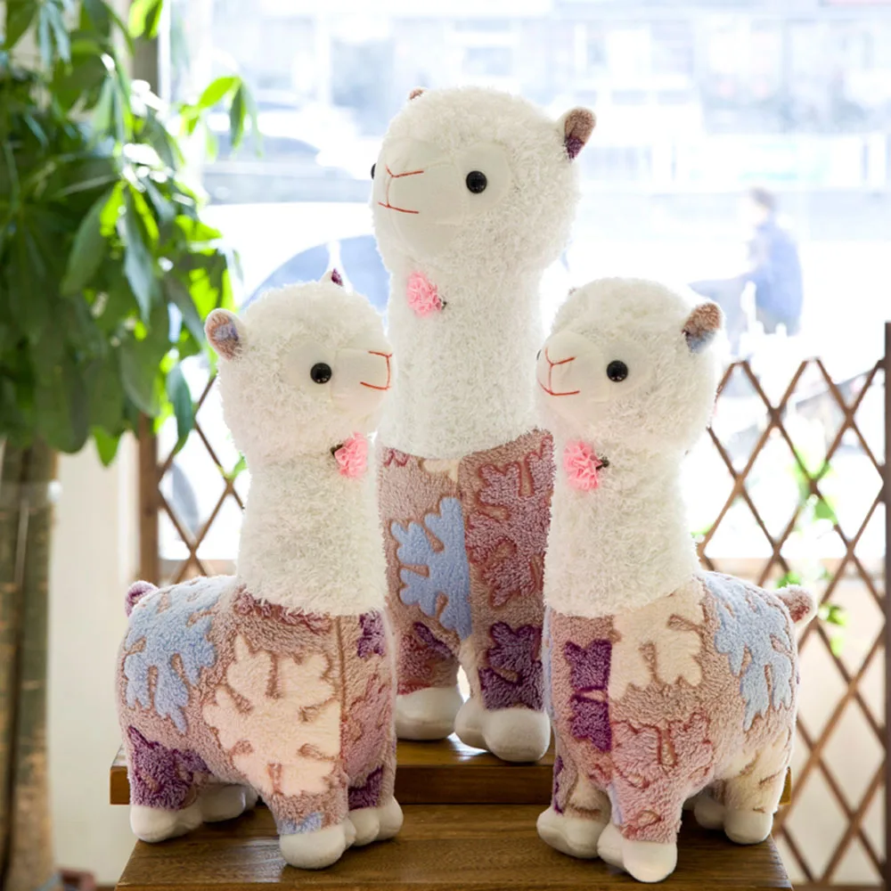 

40/50/60cm Cute Alpaca Plush Toys Alpaca Stuffed Animals Sheep Soft Doll Plush Llama Throw Pillow Toy Kids Gifts