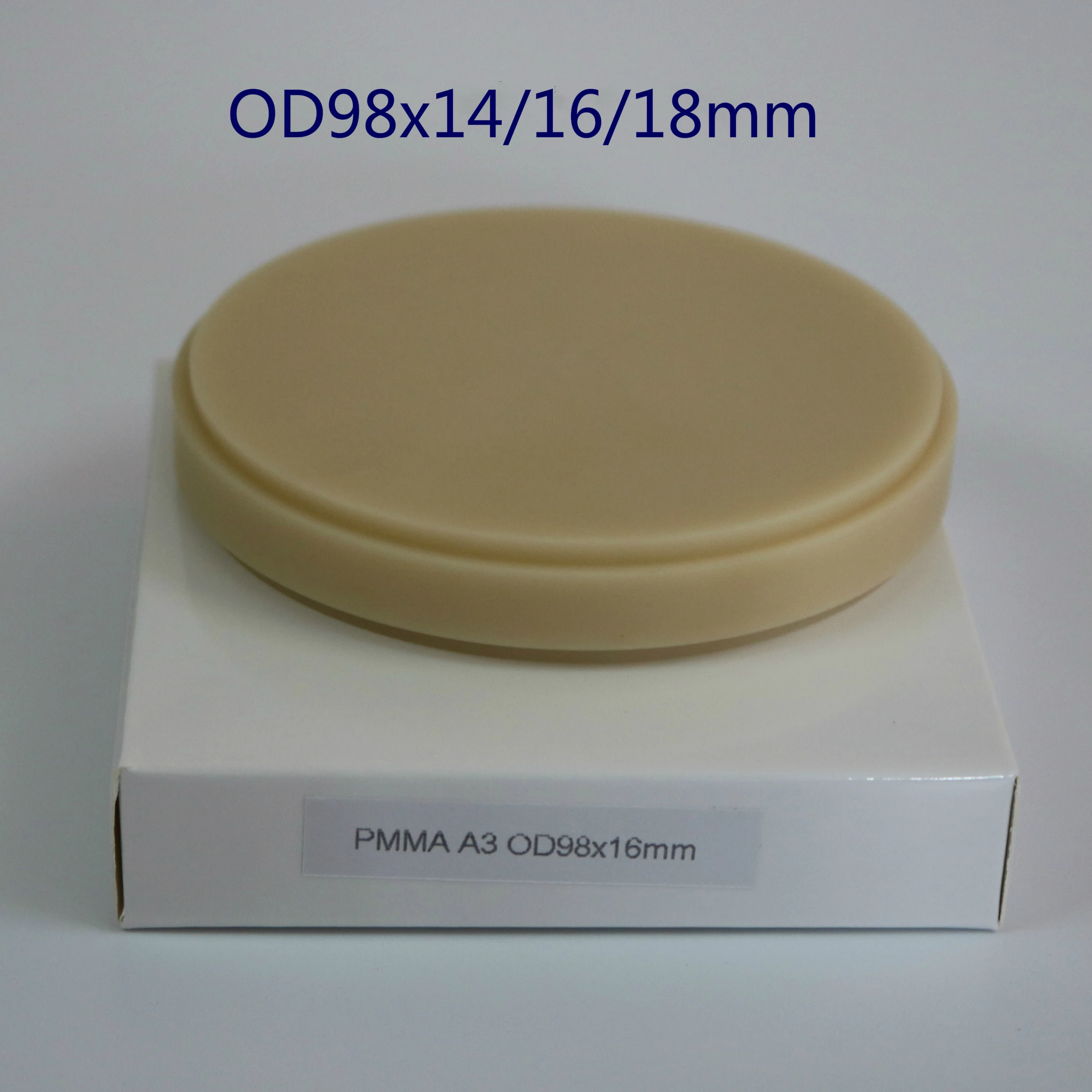 

5pcs CAD/CAM PMMA Block Blank Dental Laboratory Products PMMA Discs Disk for Milling Open System Temporary Crowns Bridges