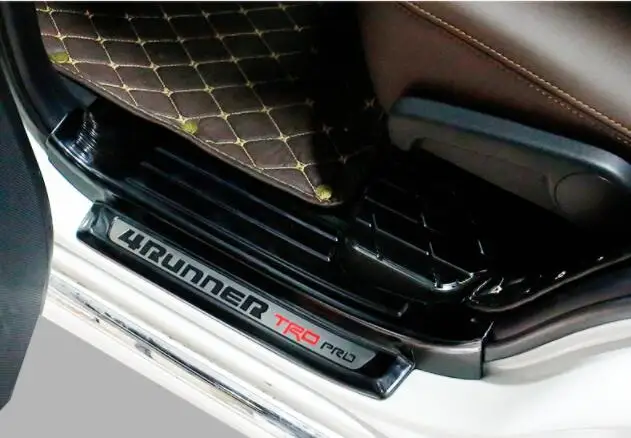 Приемная педаль приложение только для Toyota 4runner установка; для 4runner нержавеющая сталь Задняя панель для защиты от аксессуары отделка