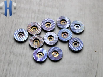 

Titanium Horse Model Titanium Alloy Damascus XM18 SMF SNG Locking Limiter Push Disc Accessories