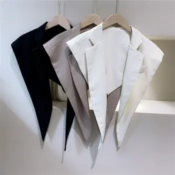 

Triangle Business Suit Collar Shawl Female Autumn Summer Net Red All-match Outdoor Decoration Fashion Loose Small Waistcoat