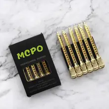 12 шт./лот Парикмахерская макияж позиционирование шпильки для волос заколки из нержавеющей стали нажимные инструменты стальная заколка для укладки волос рот утка ri W3R7