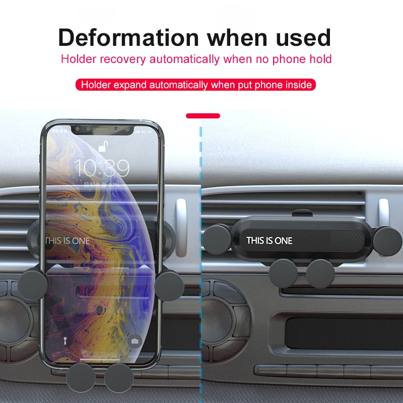 Автомобильный держатель для телефона Olaf Gravity Автомобильный держатель для iPhone 8 X XS Max samsung S9 Xiaomi держатель для мобильного телефона Подставка