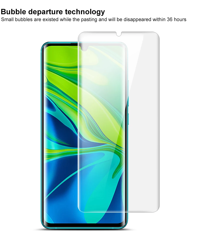Imak Гидрогелевая пленка для Xiaomi Mi Note 10 Note10 Pro задняя Передняя Задняя Защитная Прозрачная Олеофобная пленка