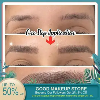 

4D Hair-like Eyebrow Tattoo Sticker False Eyebrows Water-based Eye Brow Stickers Eye Brow Patches Cosmetics Eyebrow Pads
