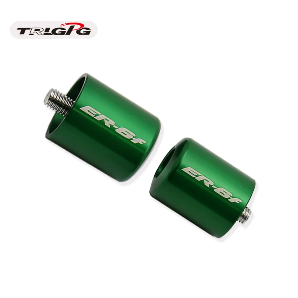 Для KAWASAKI NINJA ER-6F ER6F 2006- 15 14CNC на руль мотоцикла или ручки руля с торцевыми крышками курсора цвета: зеленый, черный