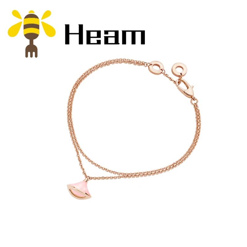 Браслет Heam, высокое качество, серебро 925 пробы, болгарийский браслет для женщин, фирменный дизайн, розовое золото, модное ювелирное изделие, подарок для пары