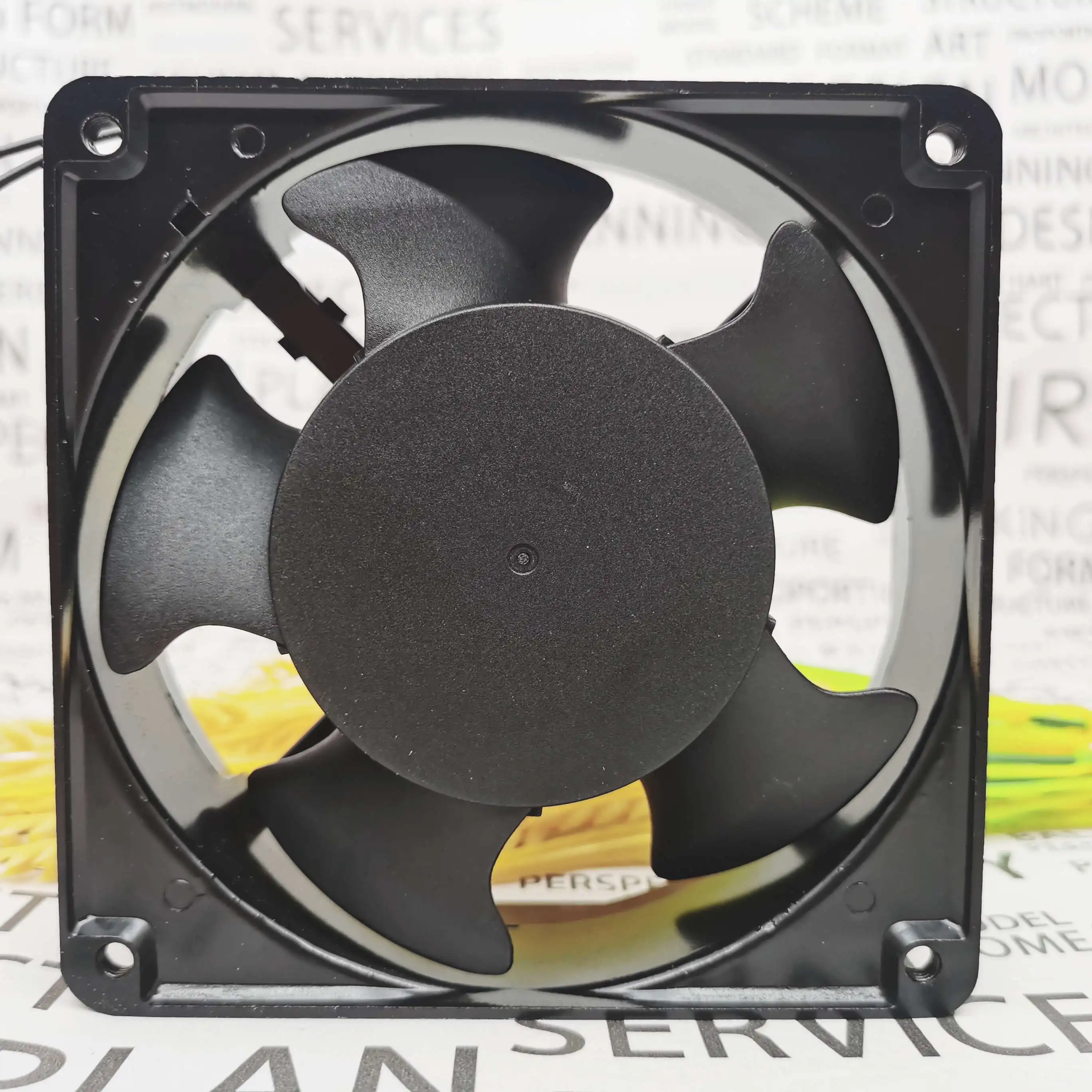 Zhendafan Zd1238a2hs ac 220v 0.14a 2-fio 120x120x38 mm Servidor Ventilador de Refrigeração - Imagem 3