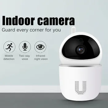 

Surveillance Wifi Camera Wireless Network Camera HD Night Vision Remote Monitor Indoor Security Camera 413#2