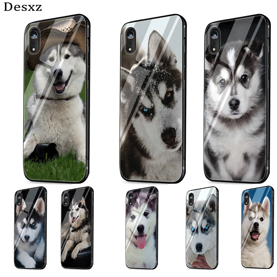 Desxz хризантемы щенок ТПУ чехол для iPhone XR X XS Макс 5 5S 6 6s 7 8 плюс Защитная крышка| |