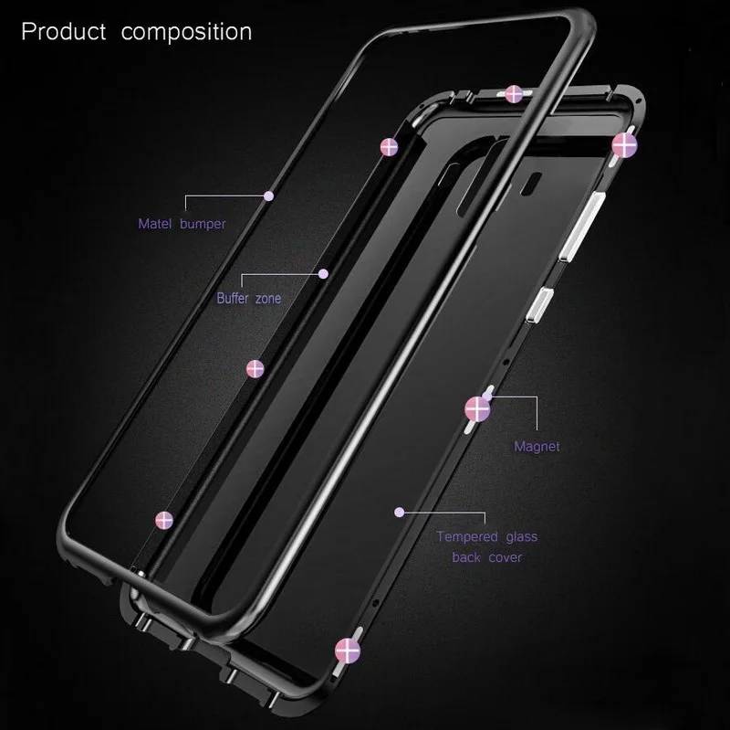 Чехол на магните для samsung galaxy S10 e 5G S9 S8 S7 plus Note 10 9 8 A80 A70 A50 A40 A30 A20 A10 A8 A7 A6 M30 на магнитной застежке
