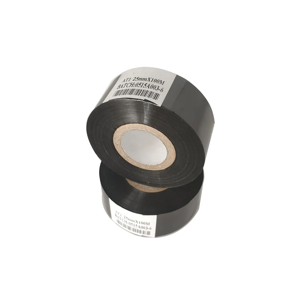 

Черная термоштампованная черная лента для кодирования принтера