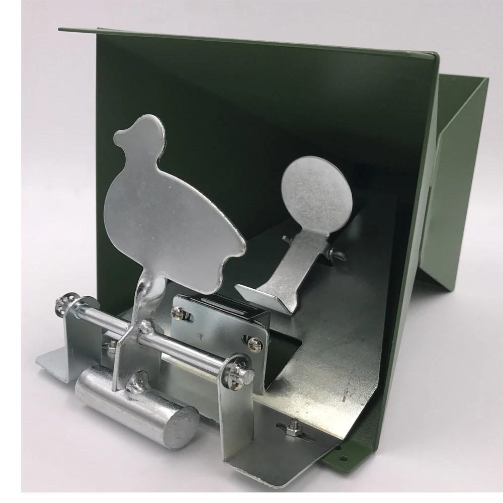 

14*14cm(5.5*5.5”) Funnel Shape Pellet Trap with Duck shape target plate inside Hunting Target Air Rifle Pellet Trap