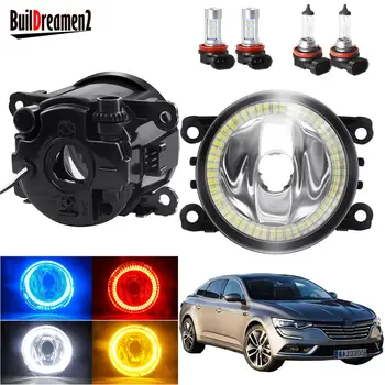 

Angel Eye Fog Light For Renault Talisman 2016 2017 2018 Car Front Bumper Fog Light Assembly Halo Ring Daytime Running Lamp 12V