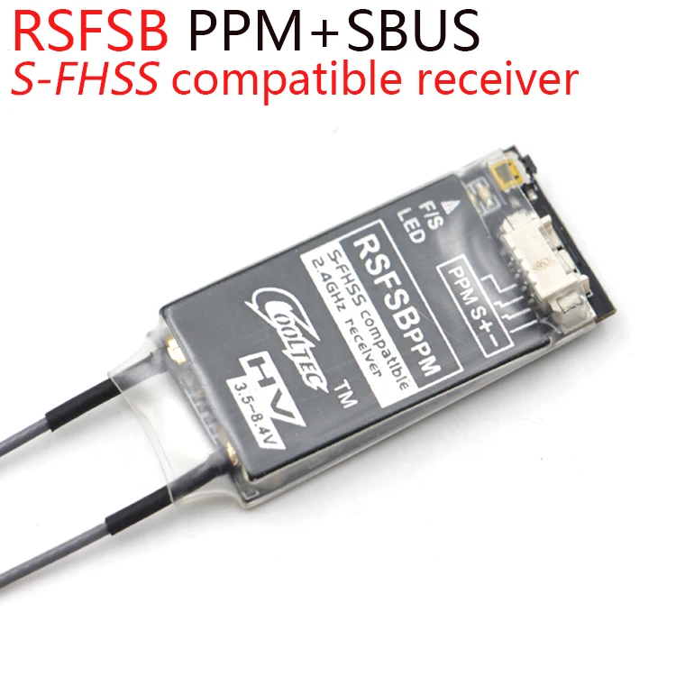 

Cooltech RSFSB-PPM 8CH SBUS S-FHSS compatible Receiver for Futaba 6J 8J 10J 14SG 18SZ 18MZ Jumper T16 Drone remote control