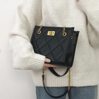 

Famous Brand Women Handbag Designer Female Shoulder Bags Ladies Crossbody Bags 2020 Fashion Travel Leather Pu Quilted