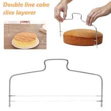 Нож для резки теста, резак из нержавеющей стали, регулируемый провод, триммер, уровень для пиццы, кухонные принадлежности, инструмент для выпечки, инструмент для украшения торта