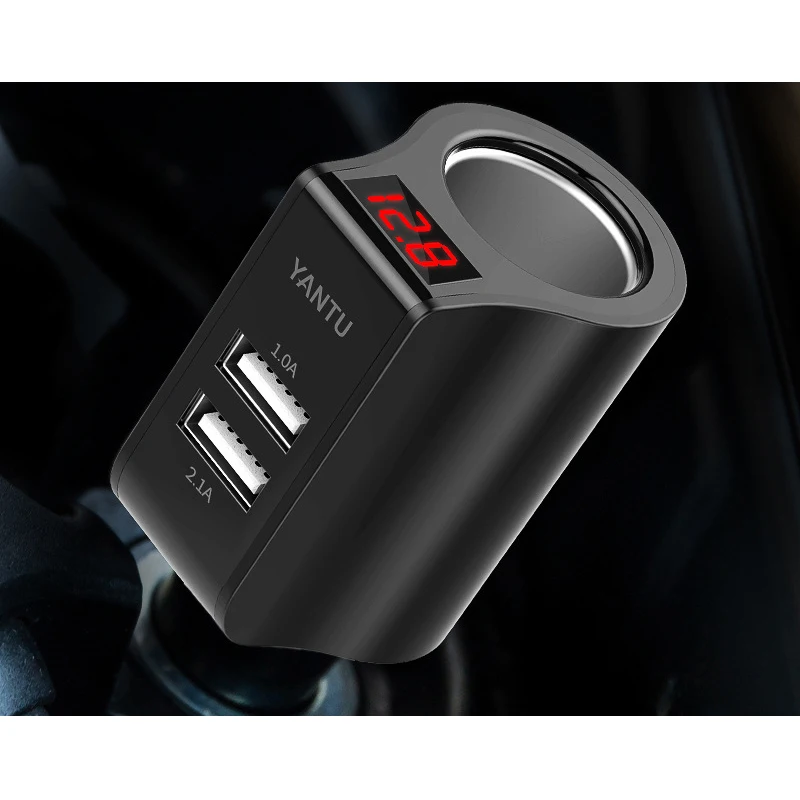 Розетка для автомобильного прикуривателя с разъемом 12 V 24 3.1A Dual USB Зарядное