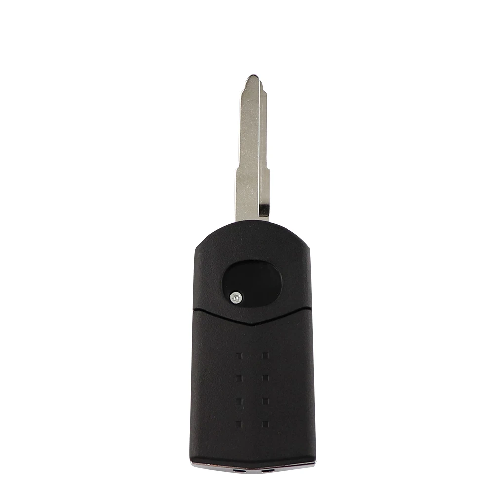 Keyforkess3/4 pulsante Flip pieghevole a distanza chiave dell'automobile Shell custodia di ricambio con lama non tagliata per Mazda 3 5 6 M6 RX8 MX5 CX5 CX7 CX9 - Head457bc050141dc807013387a362f89t