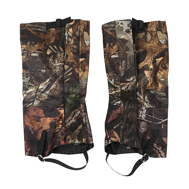 

1 Pair Outdoor Hiking Waterproof Camouflage Snow Covers Skiing Hiking Gaiters Boots Shoes Snow Foot Covers Scratch-Proof Legging