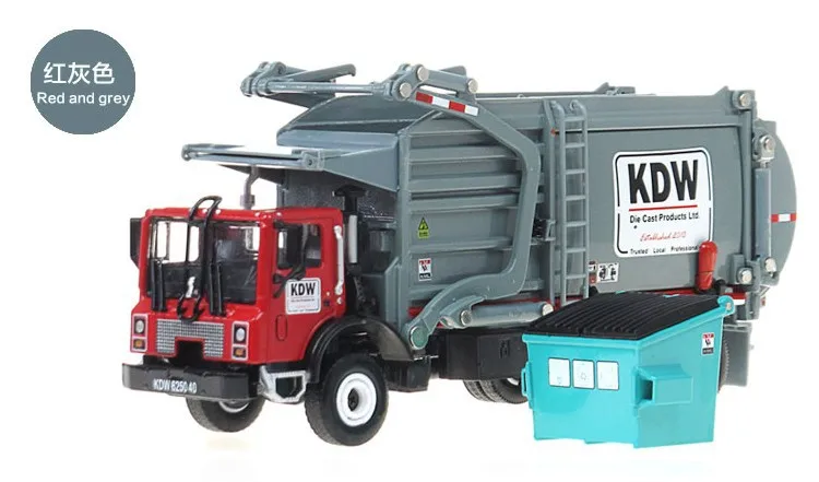 

Cadeve 1: 24 Alloy Toy Engineering Material Freight Truck Model 625040 Garbage Truck CHILDREN'S Toy Gift