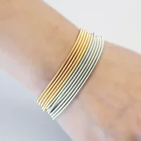 Metal Jewelry Fashion Classic Exquisite Unisex Gift Mini Guitar String Combination Mixed Color Set Spring Retractable Bracelets 2