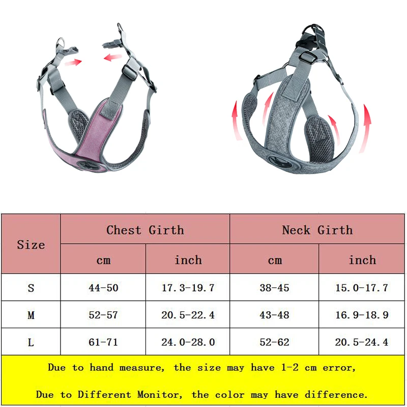 Pet-Supplies-Reflective-Dog-Collar-Harness-For-Small-Medium-Dog-Harnesses-Vest-Puppy-Dogs-Chest-Strap (2)