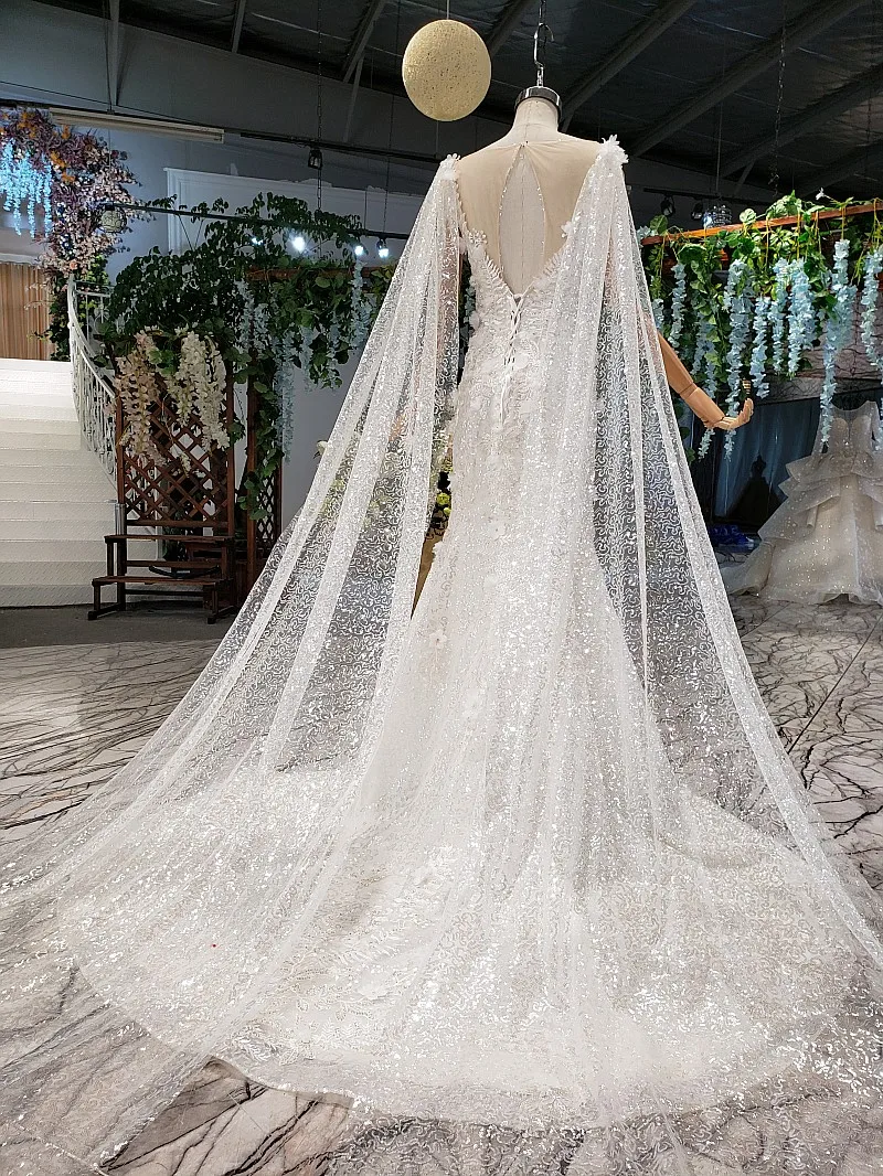 AIJINGYU свадебное платье Арабские платья для продажи скромные пышные рукава Bridals Роскошные прозрачные большие размеры на заказ свадебное