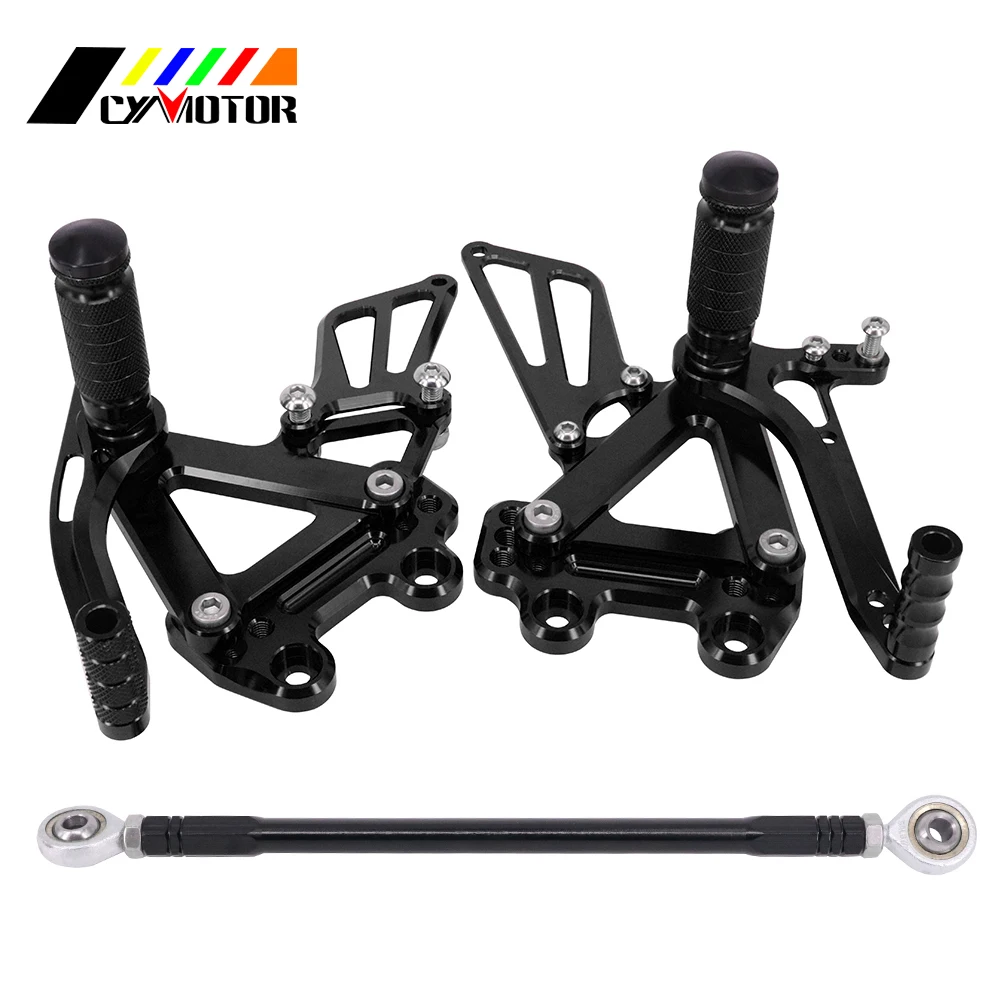 Мотоцикл с ЧПУ Регулируемые подножки для KAWASAKI Ninja ZX6R ZX636 99-02 ZX9R 99-03 ZZR600 05 06 07 08 ZX-6R ZX-9R