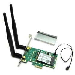 Adaptateur réseau sans fil T3LB pour ordinateur de bureau, carte Wi Fi, Bluetooth, convertisseur Express PCI E vers PCI E 1X 