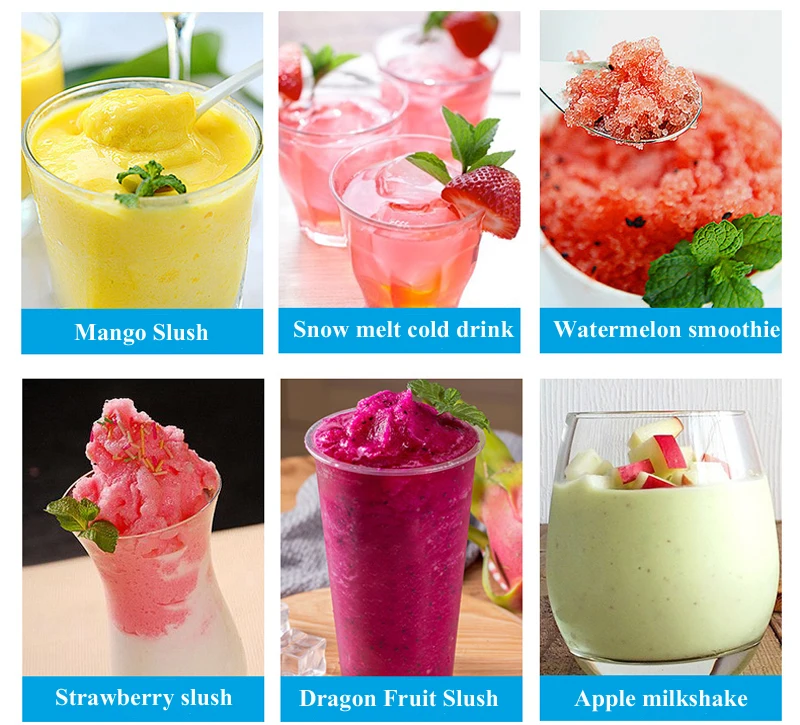Frozen Drink Slush Machine 2 Cylinder Snow Melting Machine Ice-Cool Juice Dispense Commercial Smoothies Machine - Famidy.com