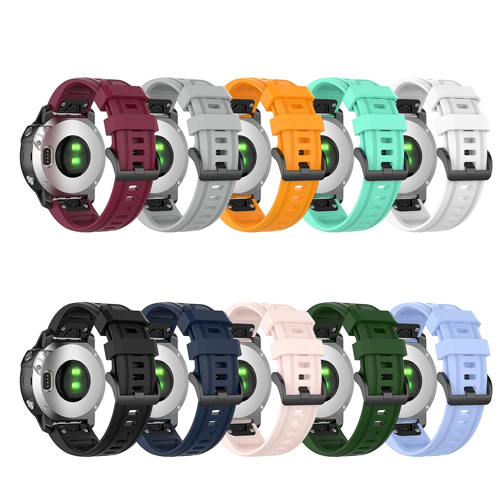 20 мм спортивный силиконовый ремешок для наручных часов Garmin fenix 5S Plus fenix5S 6s 6S Pro D2 Delta