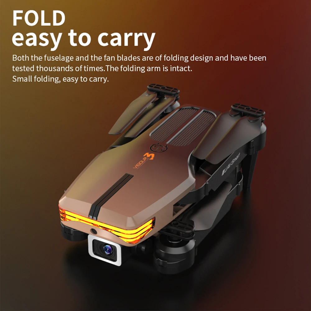 New Mini Drone With 4K HD Camera RC Helicopter Quadrocopter Obstacle