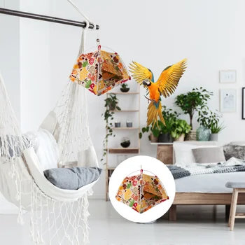 

Parrot Hanging Hammock Bird Nest Hut Foldable Hanging Bird Cage Tent Toy