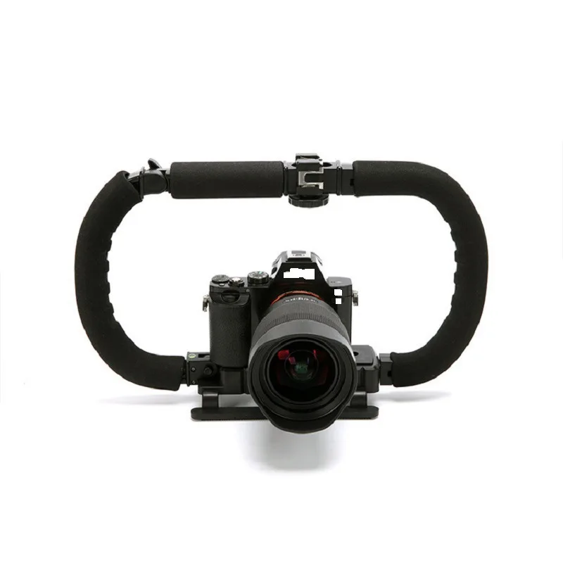 

Folding-DV Mobile Phone Single-lens Reflex Camera Handheld Stabilizer Hand Shoot with Rabbit Cage Live Camera Anti-shake Holder