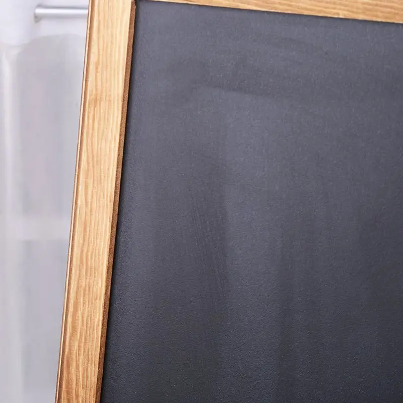 Rectangle Hanging Wooden Message Blackboard Chalkboard Wordpad Sign Kids Board