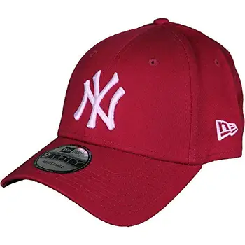 

New Era Gorra de béisbol 9FORTY League Essential York Yankees rojo baseball cap, hat, summer, hip hop, trucker, caps for men