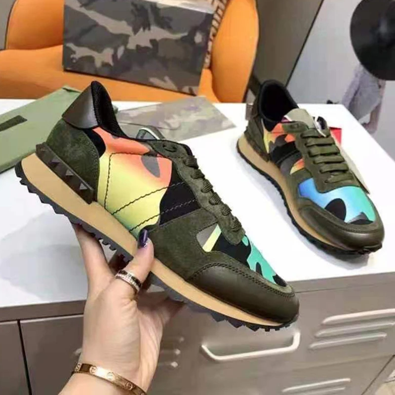 Мужские Брендовые спортивные удобные туфли стильные смешанные цвета