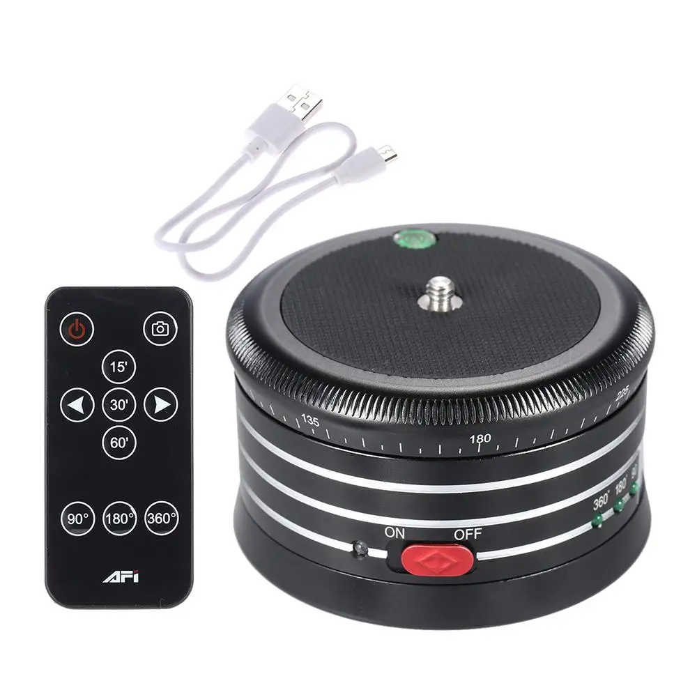  DishyKooker Professional 360° Metal Electric Panorama Ball Head with Remote Control for GoPro Smart