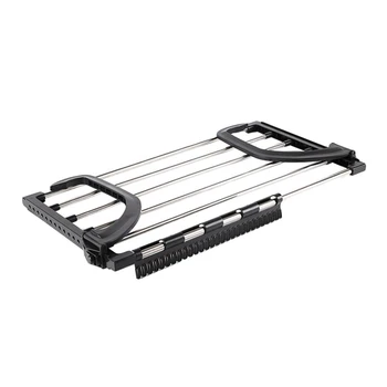 

Hot Sale Folding Telescopic Balcony Drying Shoe Rack Multiple Hook Adjustment Clothes Rack Outdoor Storage Rack For Underwear Sh