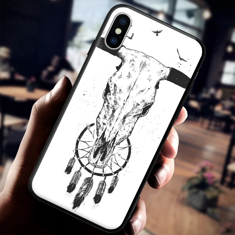 Для iPhone 5 5S SE 6 6S 7 8 Plus X XR XS Max жесткий чехол для телефона - Цвет: 8879