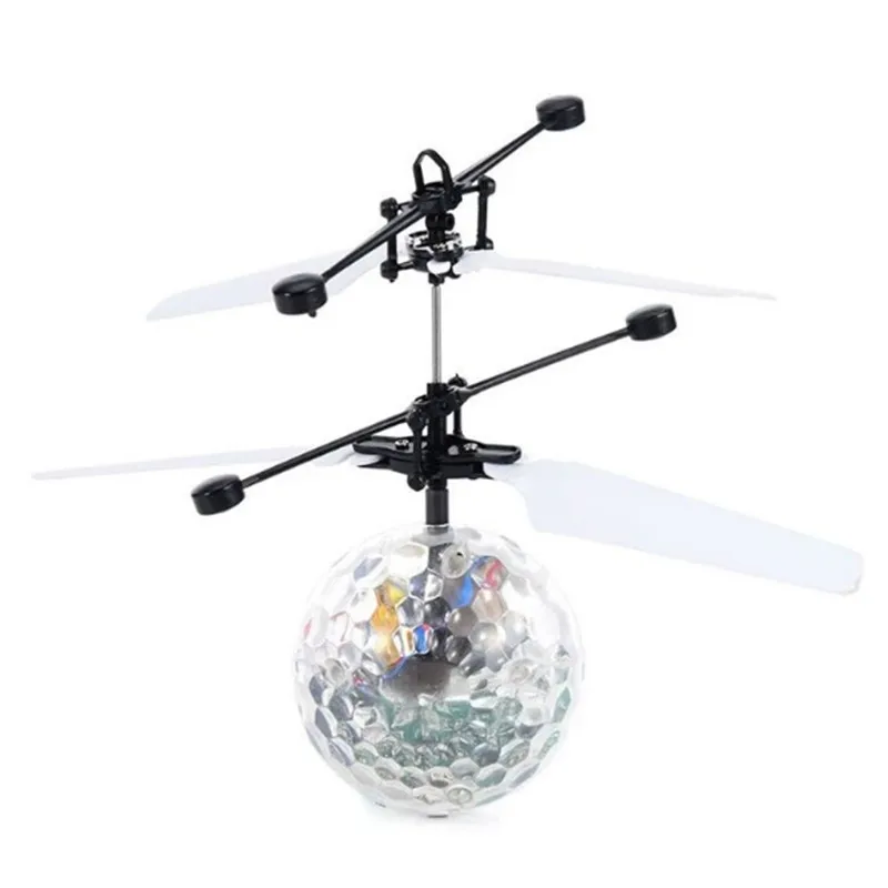 Flying Ball LED Luminous Kid Flight Balls Electronic Infrared Induction Aircraft Remote Control Toys Magic Sensing Helicopter