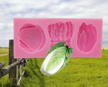 

MD-311 Chinese Cabbage Vegetables Modeling Silicone Cake Mould Chinese Cabbage wealth Fondant Cake Tools