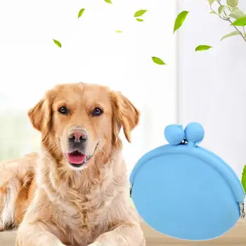 

GloryStar Dog Treat Pouch, Silicone Portable Pet Training Waist Bag Hands Free Treats Pocket with Belt Clip & Magnetic Closing