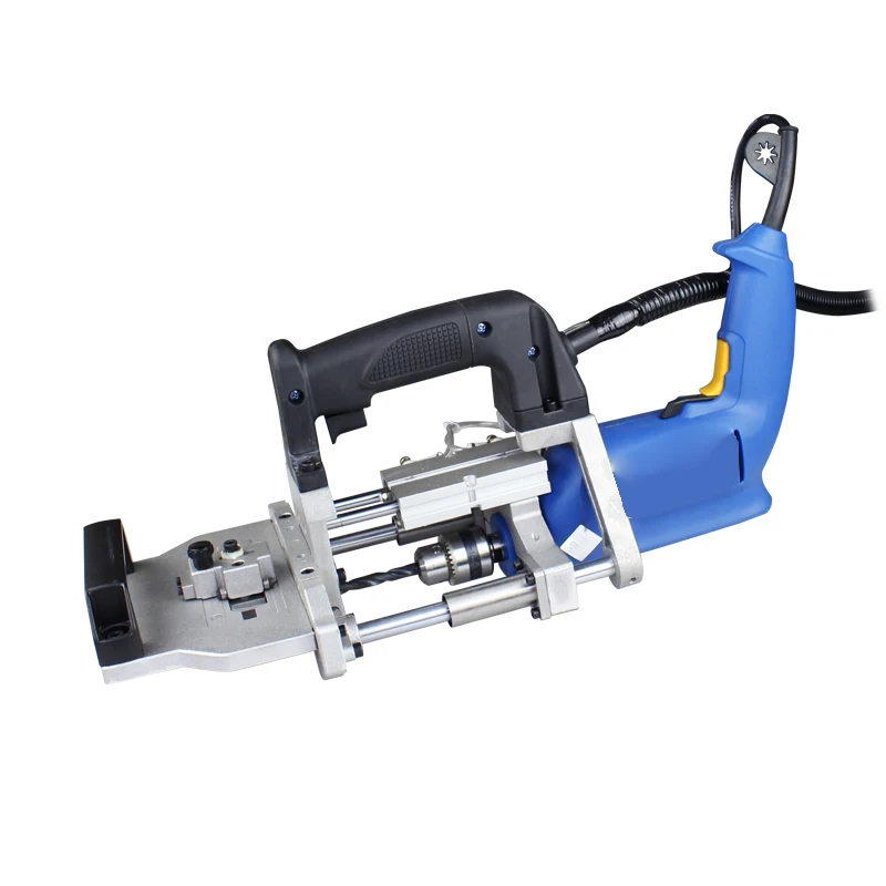 Portable Side Hole Horizontal Drilling Woodworking Three-in-One Hole Puncher Inclined DrillingCNC Slotting Machine