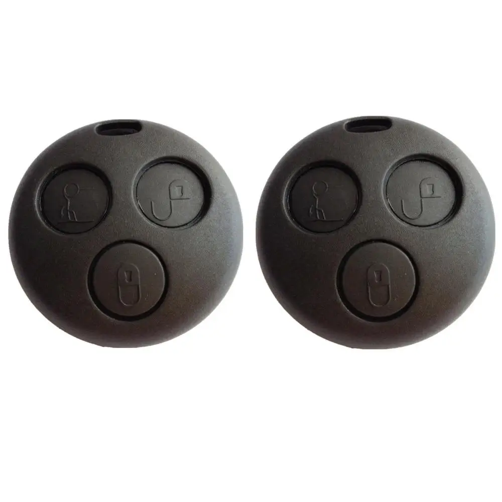 Пару 3-кнопочный дистанционный Управление ручка Корпус для смарт два Mc01 450 автомобильный защитный ключ чехлы автомобильные аксессуары