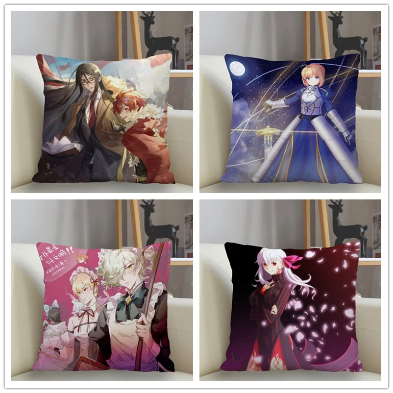 Musife пользовательские Fate/stay night Наволочка украшения для дома размером 45*45 см На