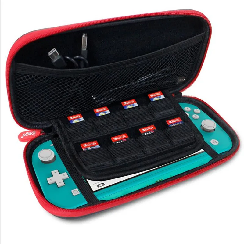 9 в 1 комплект для nintendo Switch Lite дорожный защитный чехол закаленная экранная пленка протектор кабель type C для хранения игр