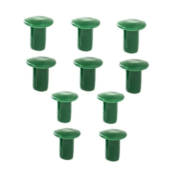 

50Pcs PVC Round Garden Cane Safety Toppers - Bamboo Stick Eye Protector End Caps